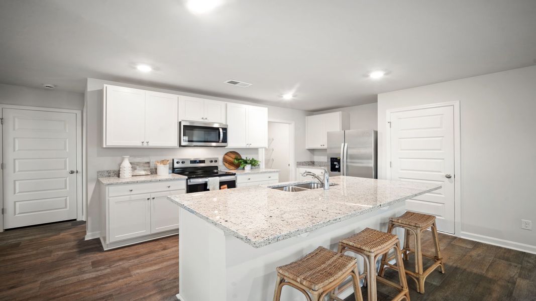Furnished interior view inside a new home in Holly Oaks, Statesboro (Image 10).