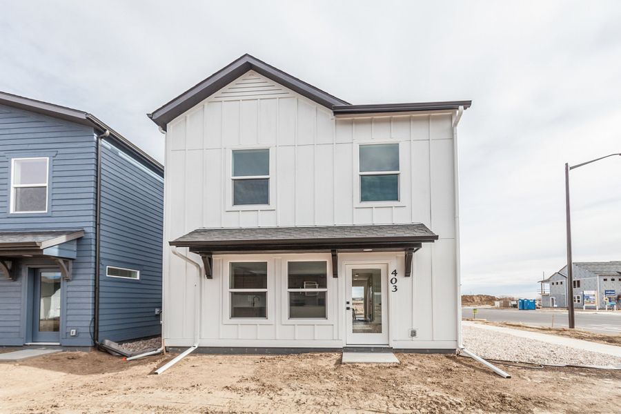 Exterior details of a home in Prairie Song Cottages, Windsor (Image 4). Exterior details of a home in Prairie Song Cottages, Windsor (Image 4).
