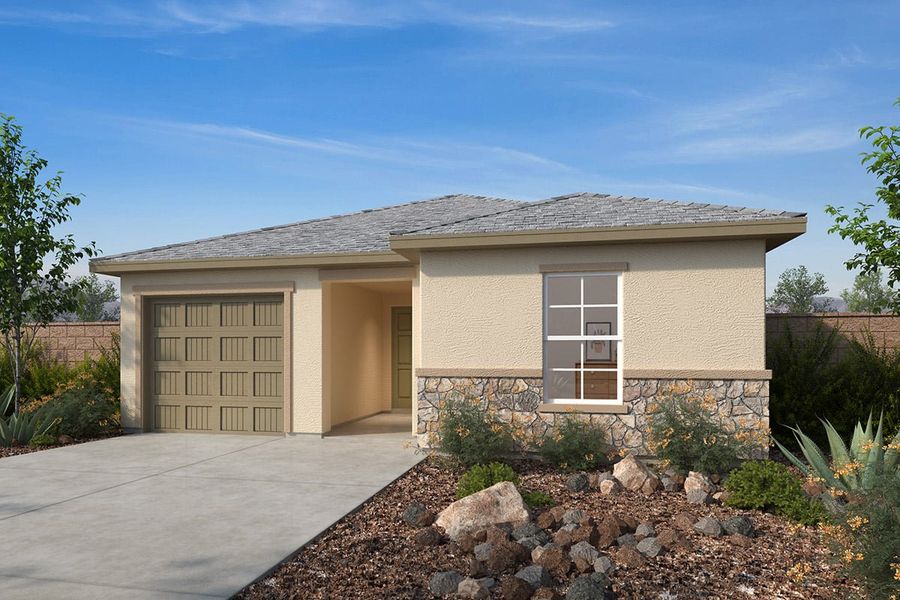 Front exterior of a home in the Cielo Reserve community, located in Tucson, AZ (Image 10).