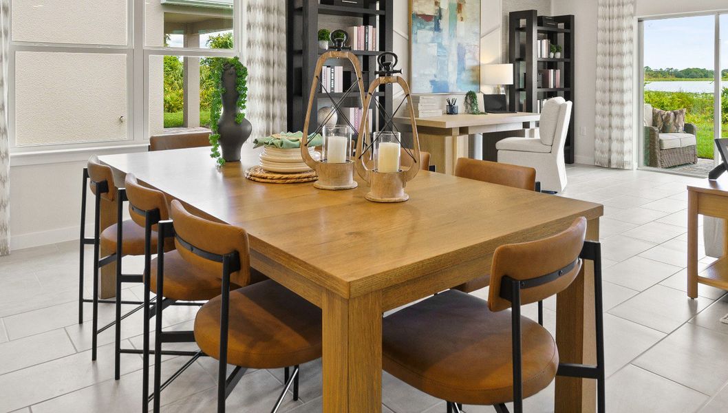 Dining Area by DRB Homes in Jacksonville, FL Dining Area by DRB Homes in Jacksonville, FL