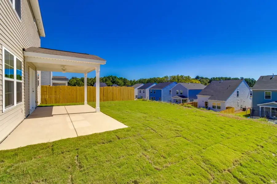 Exterior details and patio area of a home in Bluefield, Lexington (Image 20).