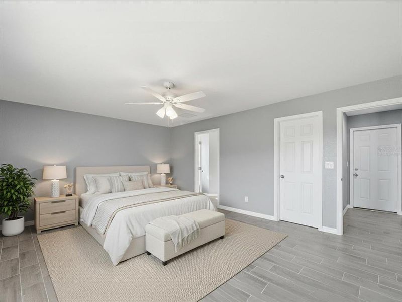 Furnished interior view inside a new home in , Port Charlotte (Image 12). Furnished interior view inside a new home in , Port Charlotte (Image 12).