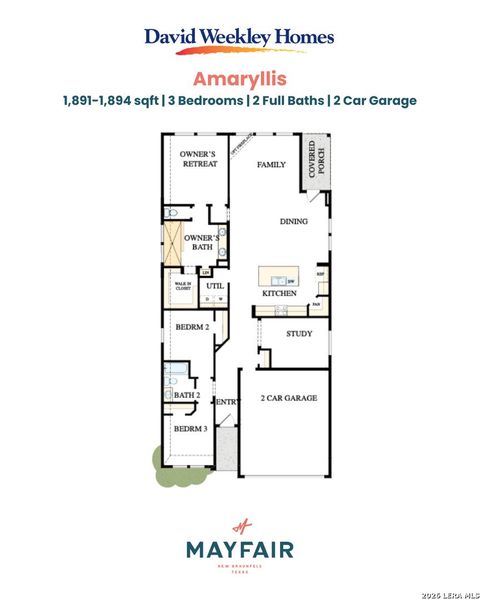 2D floor plan layout of this home in Mayfair - Select Classic Series, New Braunfels, TX (Image 2). 2D floor plan layout of this home in Mayfair - Select Classic Series, New Braunfels, TX (Image 2).