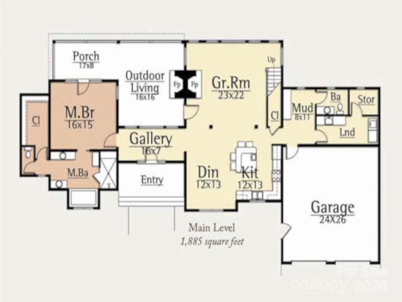 2D floor plan layout of this home in , Mill Spring, NC (Image 4). 2D floor plan layout of this home in , Mill Spring, NC (Image 4).