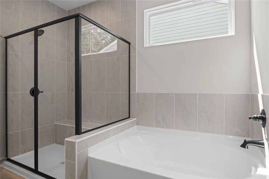 Furnished interior view inside a new home in Easton Park, Dallas (Image 10).