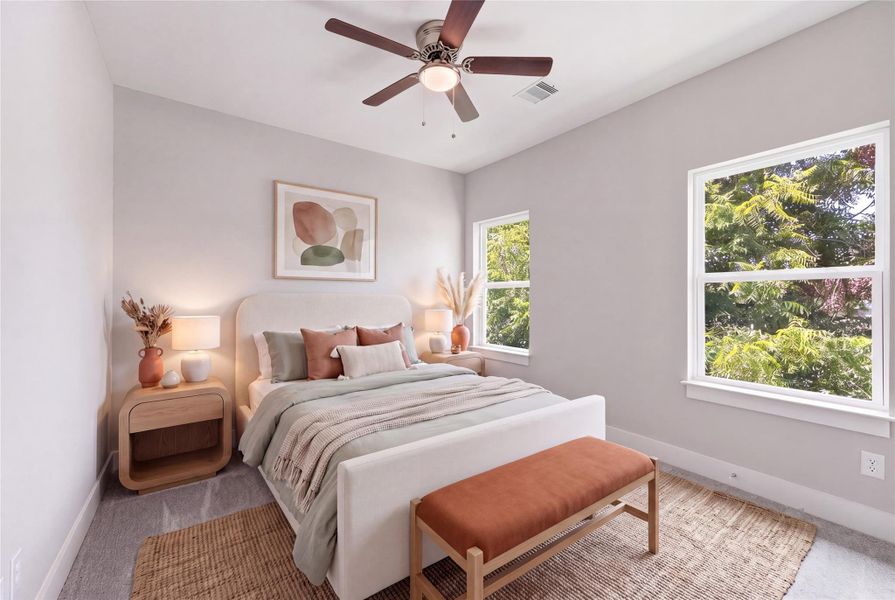 Furnished interior view inside a new home in , Houston (Image 5).