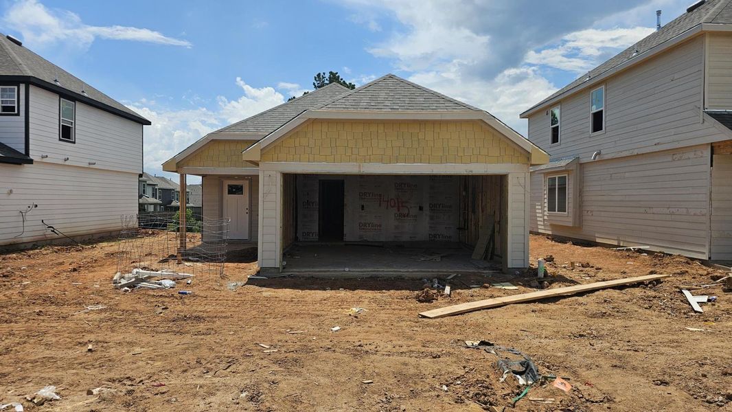In-progress construction of a new home in Ridgeland Hills, Willis, TX (Image 26). In-progress construction of a new home in Ridgeland Hills, Willis, TX (Image 26).