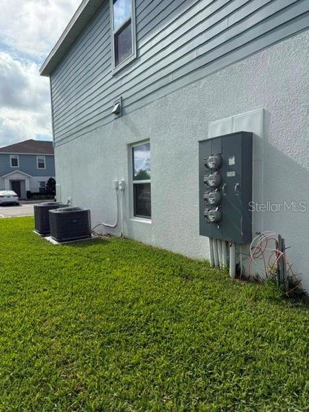 Exterior details and patio area of a home in , Davenport (Image 11). Exterior details and patio area of a home in , Davenport (Image 11).