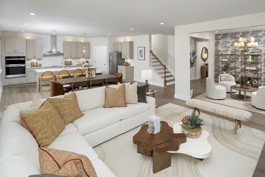 Representative furnished interior of a home built from the Sequoia by Mattamy Homes in McAlister Creek, Clayton (Image 4).