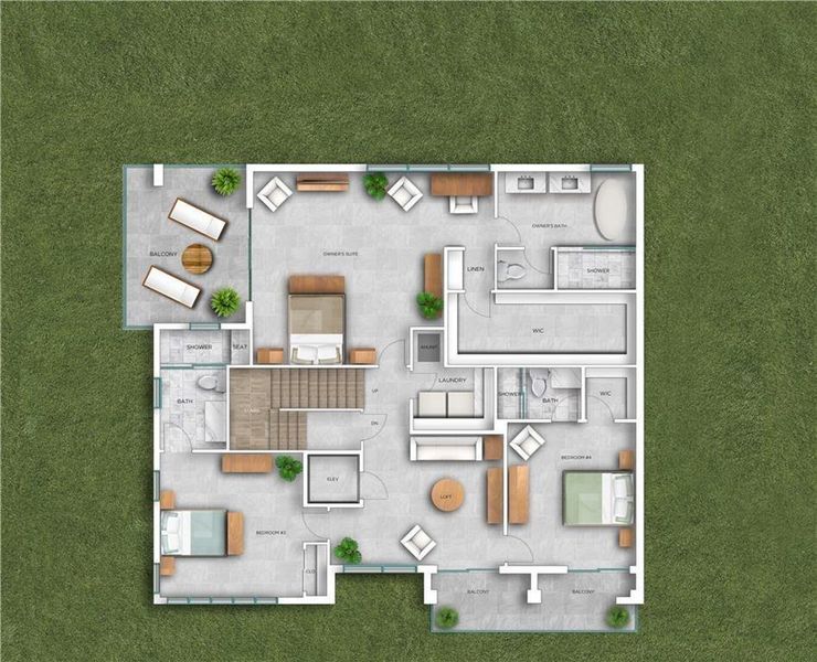 2nd level floorplan 2nd level floorplan