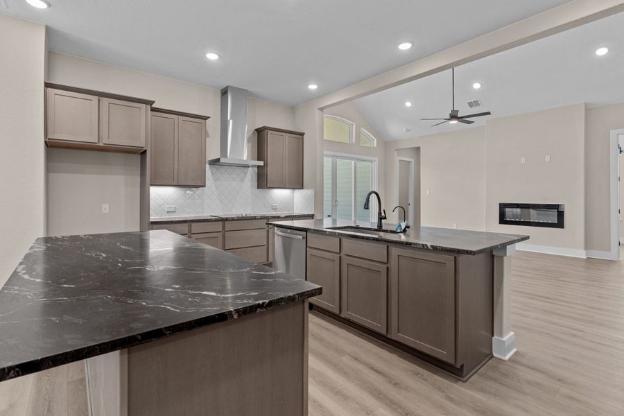 Representative furnished interior of a home built from the Layla 60′ by Chesmar Homes in Esperanza – New Phase Now Selling, Boerne (Image 2). Representative furnished interior of a home built from the Layla 60′ by Chesmar Homes in Esperanza – New Phase Now Selling, Boerne (Image 2).