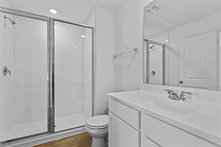 Furnished interior view inside a new home in Prairie Lakes, Buda (Image 5).