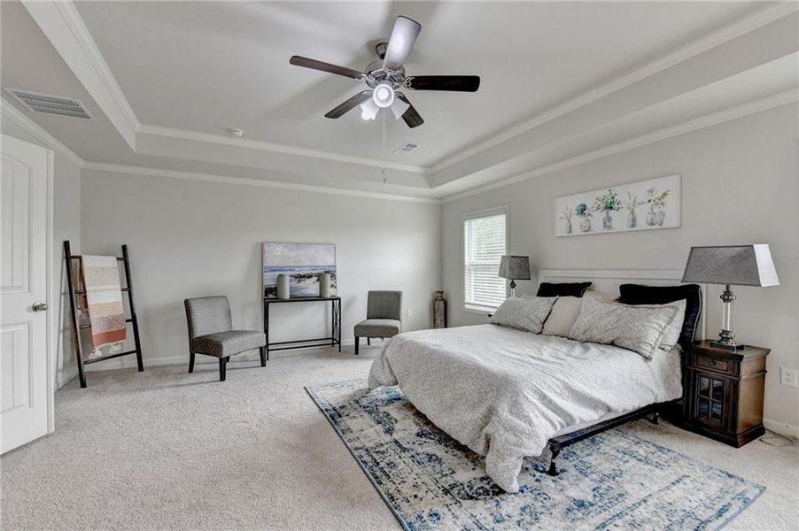 Furnished interior view inside a new home in , Cumming (Image 47).