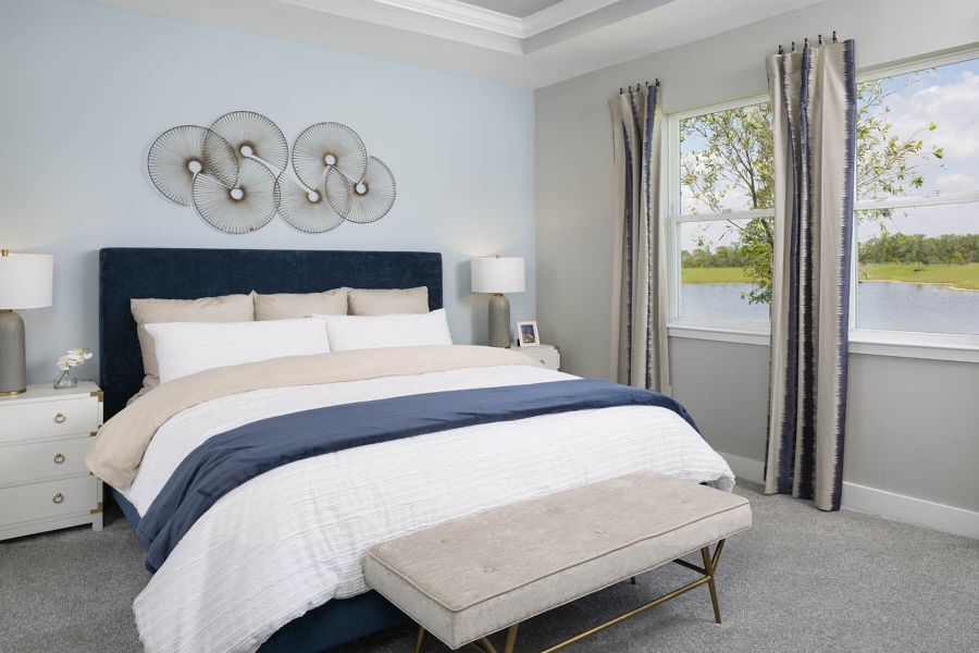 Representative furnished interior of a home built from the Pelican by Mattamy Homes in Wellen Park, Venice (Image 11).