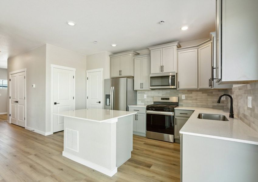 Representative furnished interior of a home built from the Horizon by LGI Homes in Second Creek Farm, Commerce City (Image 3).