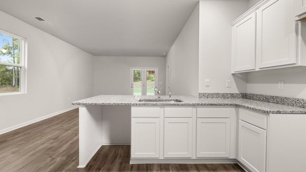 Furnished interior view inside a new home in Captain's Corner, Grovetown (Image 8). Furnished interior view inside a new home in Captain's Corner, Grovetown (Image 8).