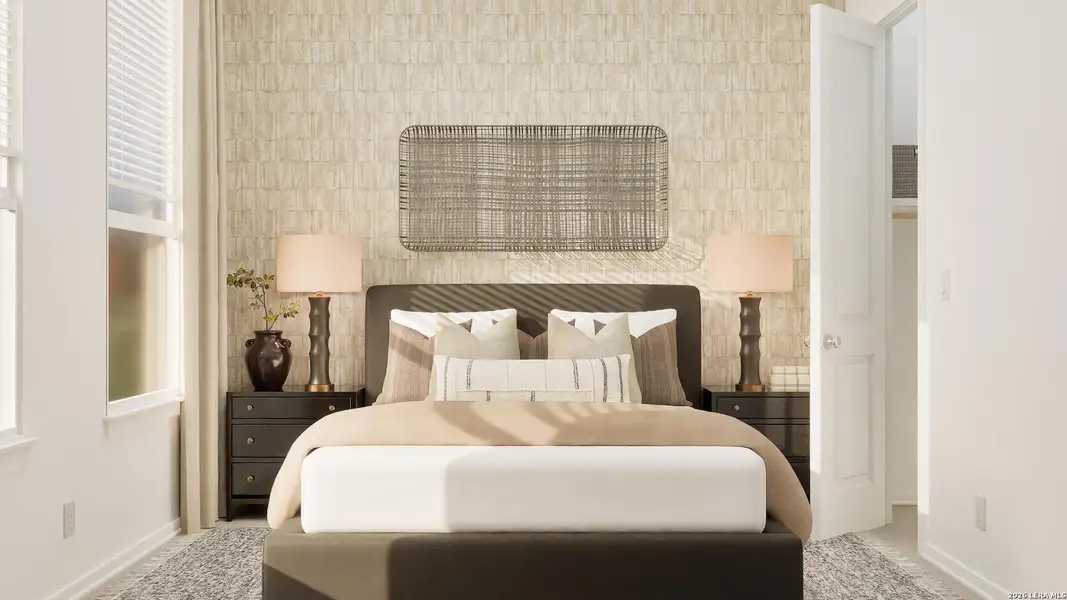 Furnished interior view inside a new home in Gatehouse, New Braunfels (Image 29).