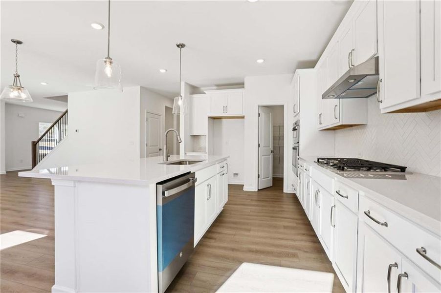 Furnished interior view inside a new home in Arbors at Richland Creek, Buford (Image 6).
