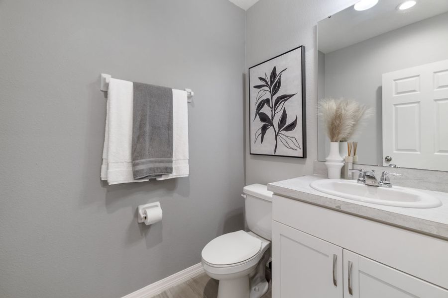 Furnished interior view inside a new home in Sky Lakes Towns, St. Cloud (Image 7).