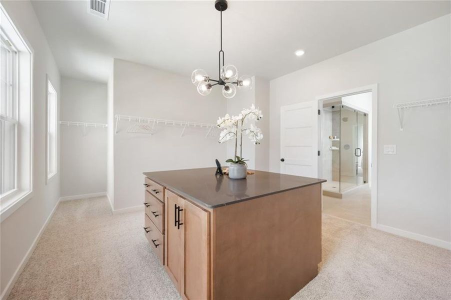 Furnished interior view inside a new home in Ponderosa Farms Manor, Gainesville (Image 5).