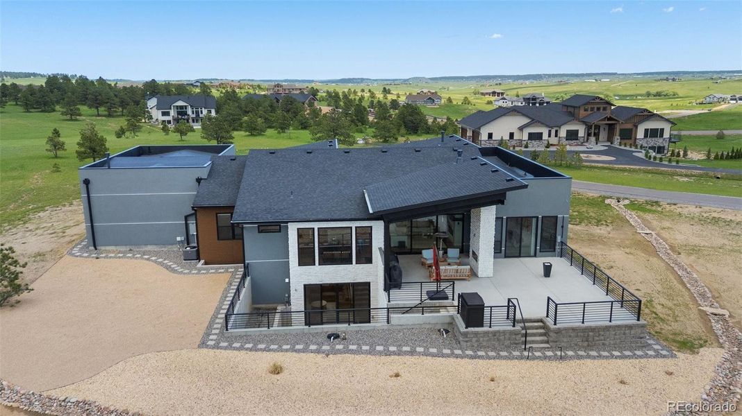 Front exterior of a new home in , Colorado Springs, CO, highlighting curb appeal (Image 23).