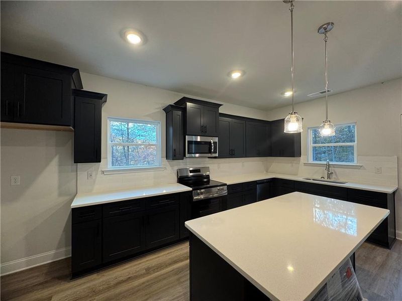 Furnished interior view inside a new home in The Fields of Walnut Creek, Pendergrass (Image 5).