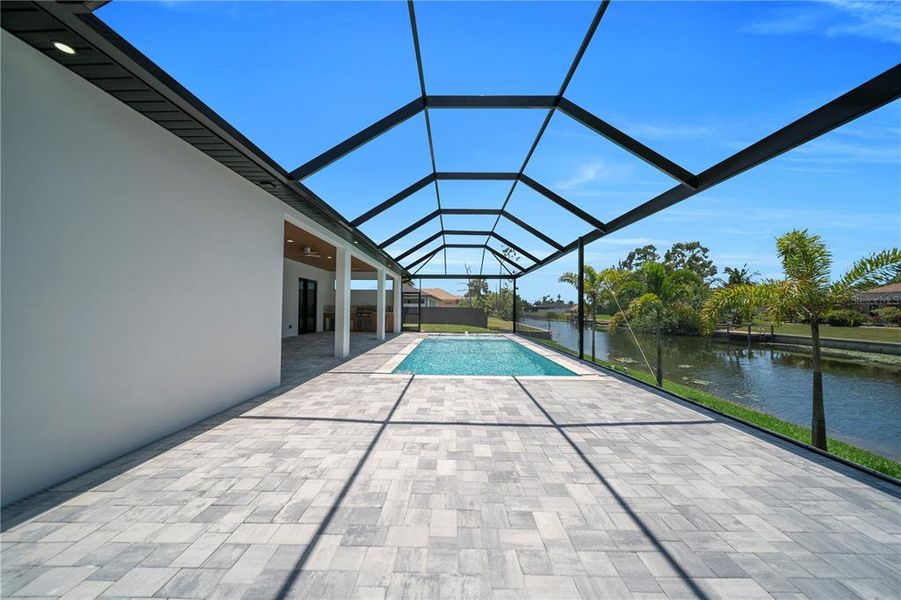 Exterior details and patio area of a home in , Cape Coral (Image 41).