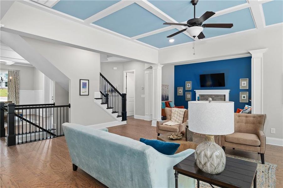 Furnished interior view inside a new home in , Cumming (Image 13).