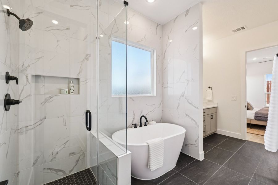 Furnished interior view inside a new home in Foxfield, Austin (Image 30).