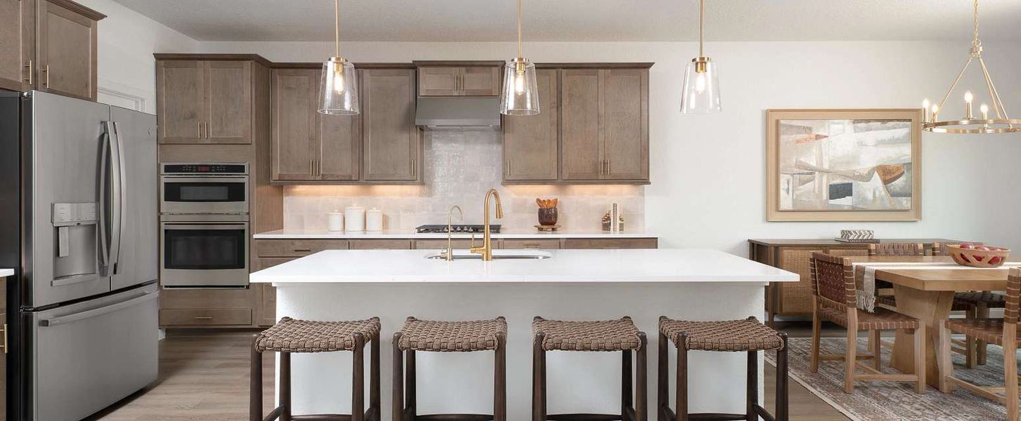 Representative furnished interior of a home built from the Jordan by Ashton Woods in The Wilder, Adkins (Image 9).