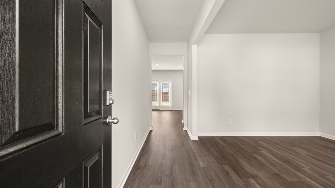 Representative unfurnished interior of a home built from the Penwell by D.R. Horton in Champion's Run, Lithonia (Image 12).