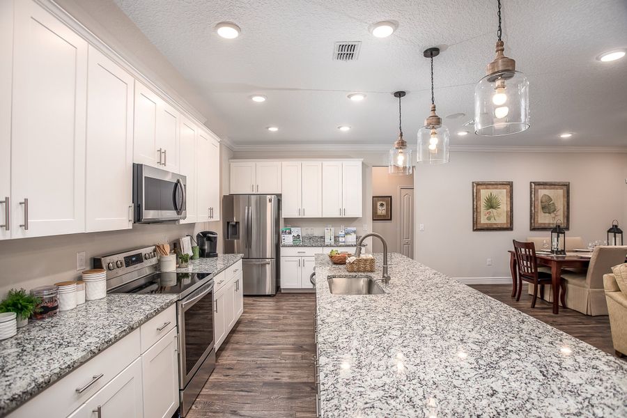 Furnished interior view inside a new home in Vero Lake Estates, Vero Beach (Image 6).