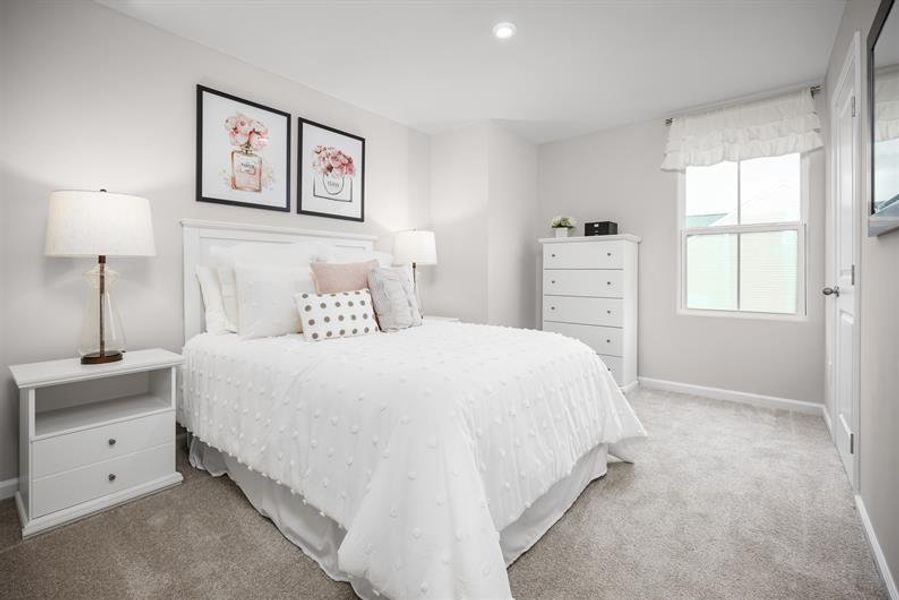 Furnished interior view inside a new home in Aspen Meadows, Hampton (Image 14).