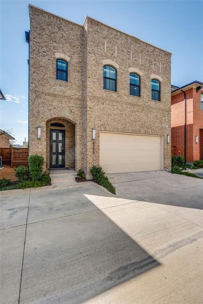 Single family home with a garage