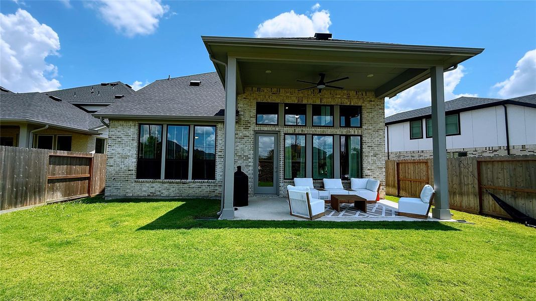 Front exterior of a new home in , Fulshear, TX, highlighting curb appeal (Image 19).