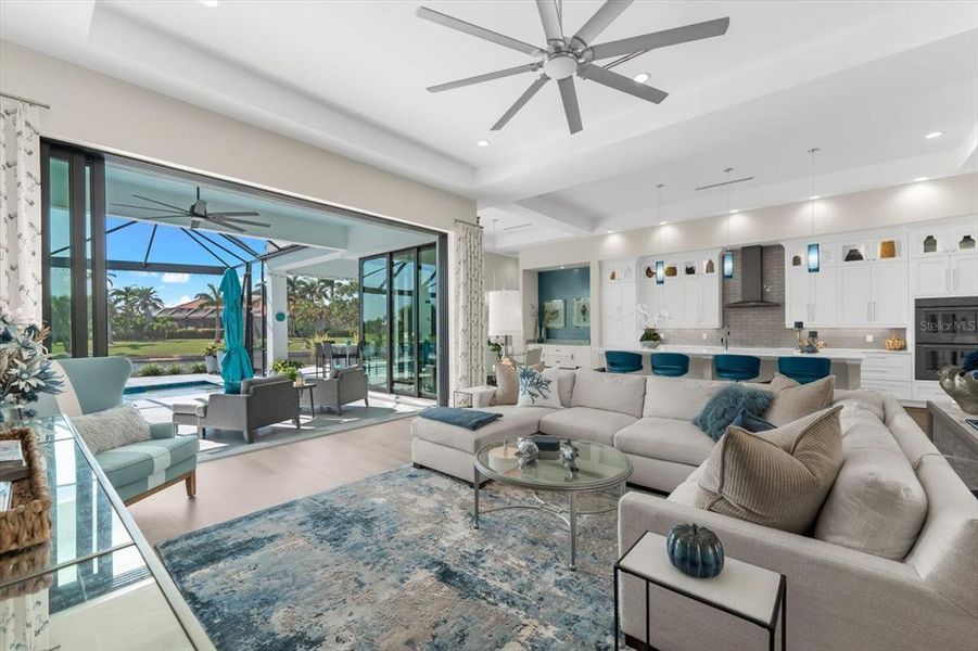 Furnished interior view inside a new home in , Port Charlotte (Image 58).