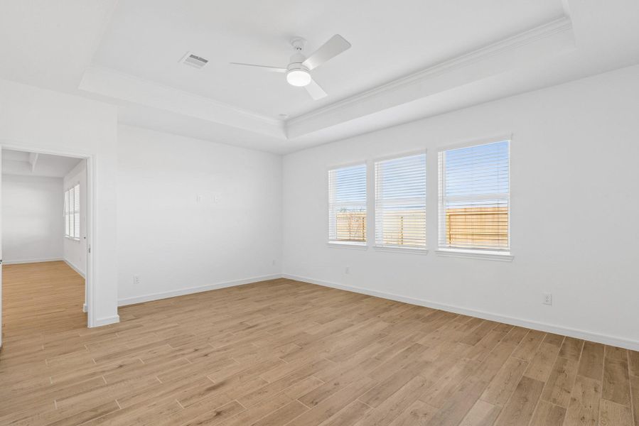 Spacious primary suite (*Photo not of actual home and used for illustration purposes only.) Spacious primary suite (*Photo not of actual home and used for illustration purposes only.)