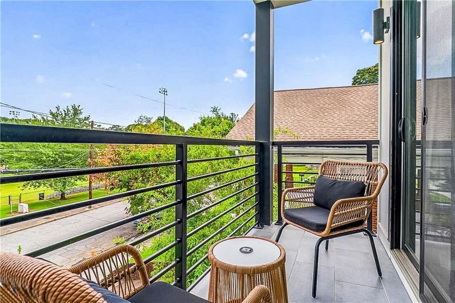Exterior details and patio area of a home in , Atlanta (Image 22). Exterior details and patio area of a home in , Atlanta (Image 22).