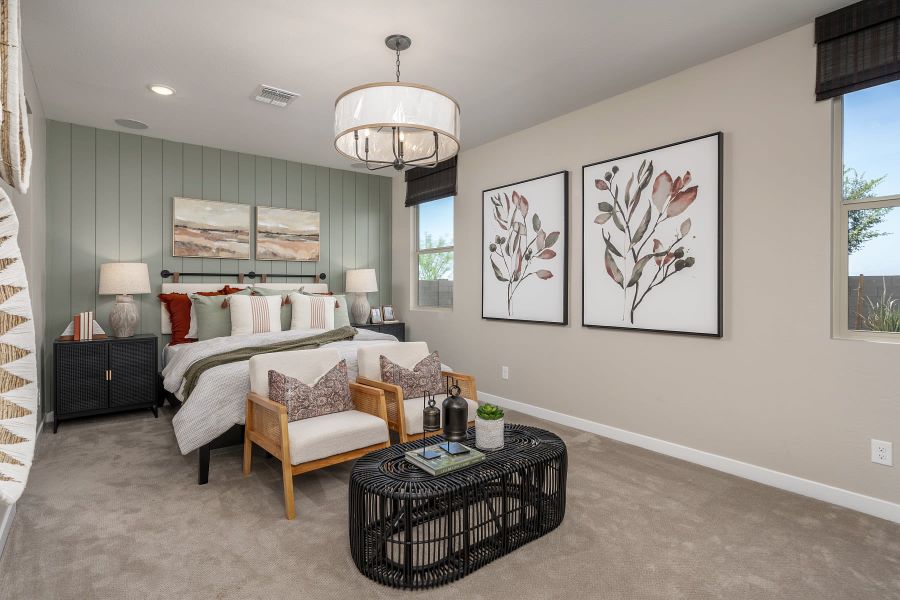 Primary Bedroom | Sabino | Wildera – Canyon Series | New Homes in San Tan Valley, AZ | Landsea Homes