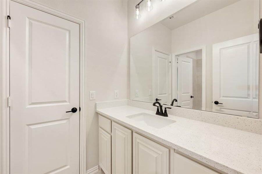 Furnished interior view inside a new home in Wildcat Ridge Phase 3, Godley (Image 10).