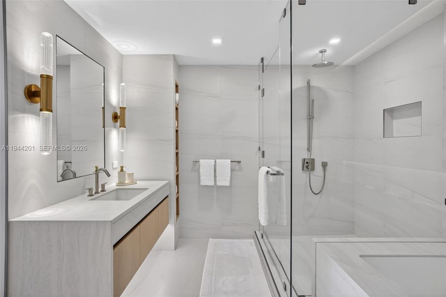 Furnished interior view inside a new home in , Pompano Beach (Image 47).