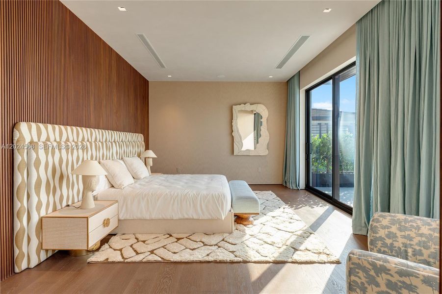 Furnished interior view inside a new home in , Miami Beach (Image 15).