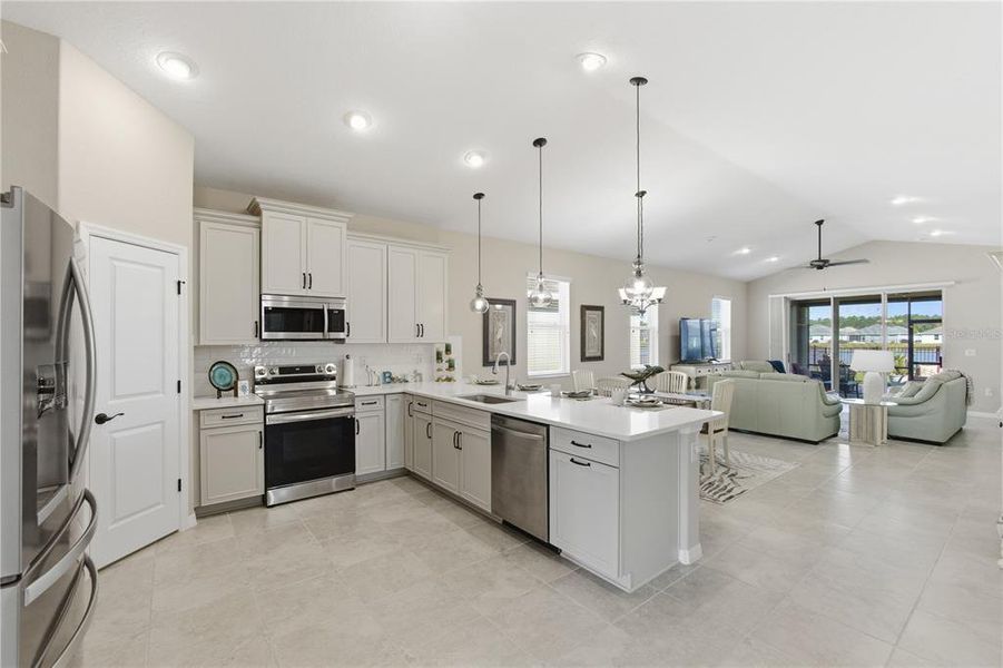 Furnished interior view inside a new home in , Palm Coast (Image 5).