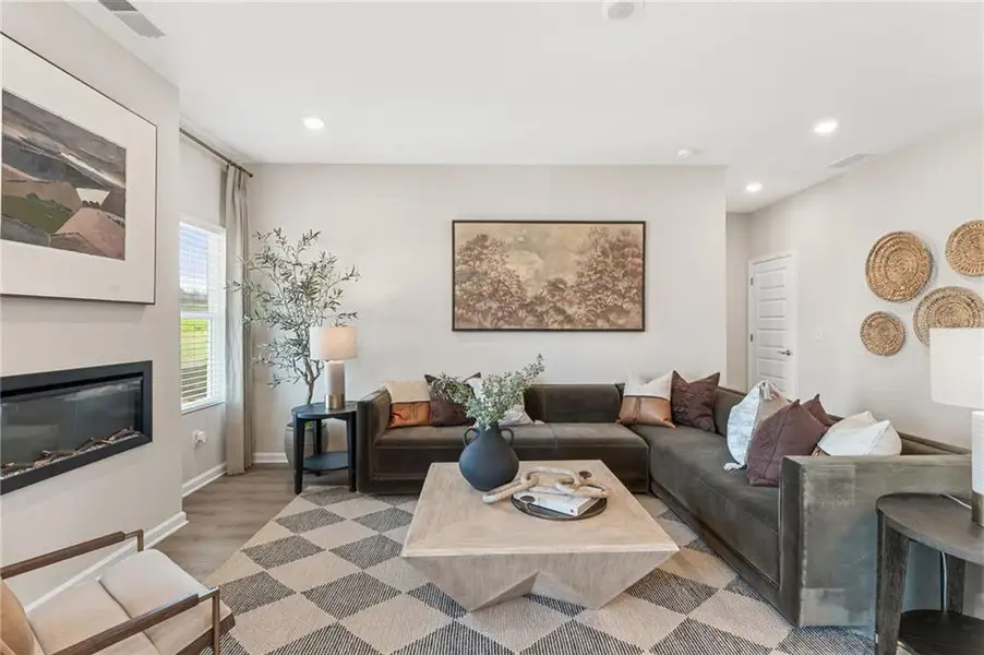 Furnished interior view inside a new home in , Calhoun (Image 6).