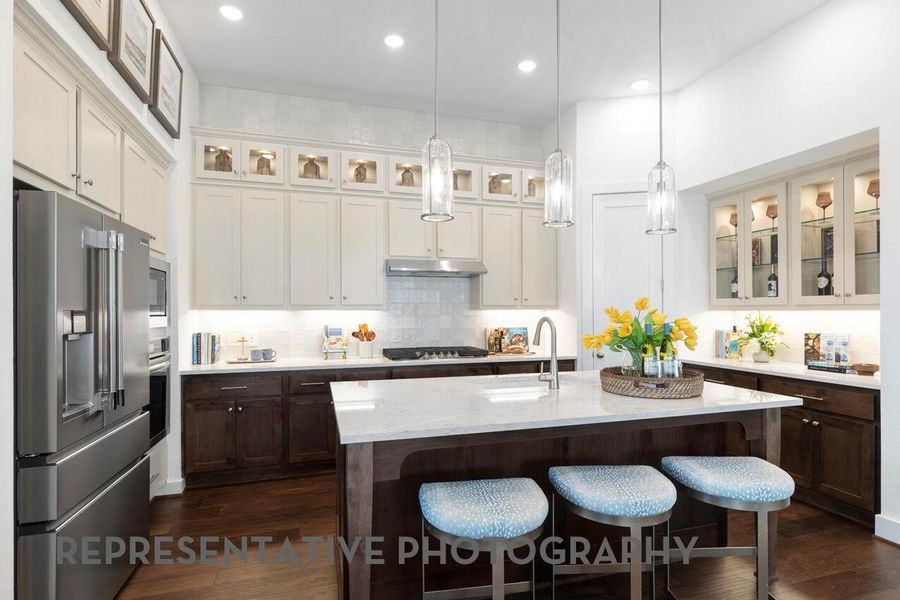 Furnished interior view inside a new home in Evergreen, Conroe (Image 24).