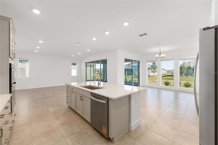 Furnished interior view inside a new home in , Ocala (Image 8).