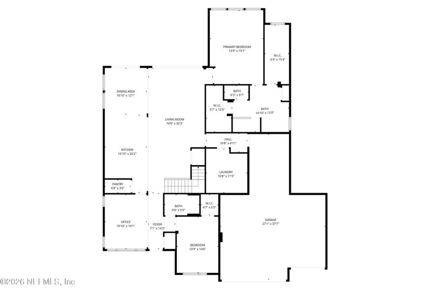 2D floor plan layout of this home in , St. Johns, FL (Image 7).