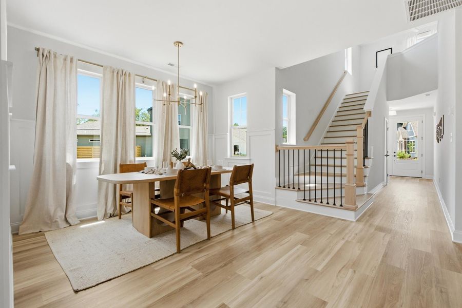 Furnished interior view inside a new home in Storyvale, Hixson (Image 9).