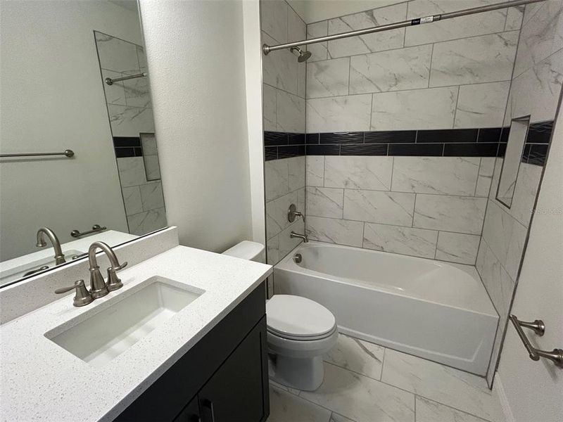 Furnished interior view inside a new home in Laureate Park, Orlando (Image 5). Furnished interior view inside a new home in Laureate Park, Orlando (Image 5).