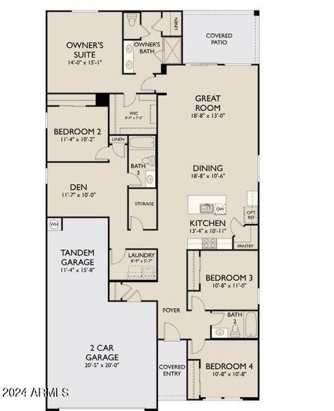 Sabino-Lot 359- Sage Floor Plan